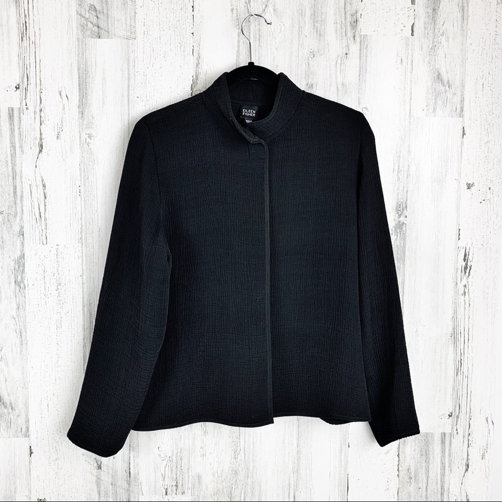 Eileen Fisher Rayon/Silk  Leganlook Sponge  Blazer